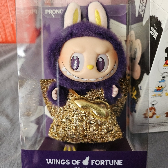 POP MART | Toys | Labubu Pronounce Wings Of Fortune Vinyl Plush Hanging ...